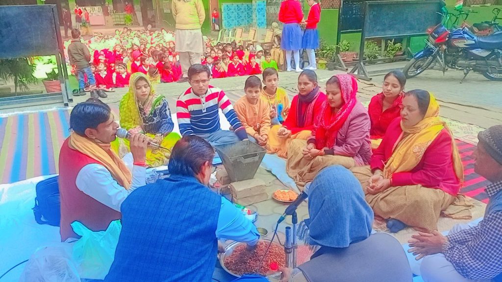 बसंत पंचमी पर सरस्वती पूजन कर मनाया बाल हकीकत राय का बलिदान दिवस